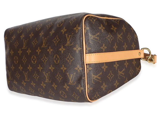 Louis Vuitton Monogram Canvas Speedy Bandouliere 30 Marrone - vista 6