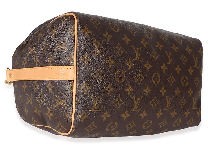 Louis Vuitton Monogram Canvas Speedy Bandouliere 30 Marrone - vista 7