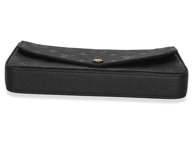 Louis Vuitton Black Monogram Empreinte Felicie Pochette Noir - vue 6