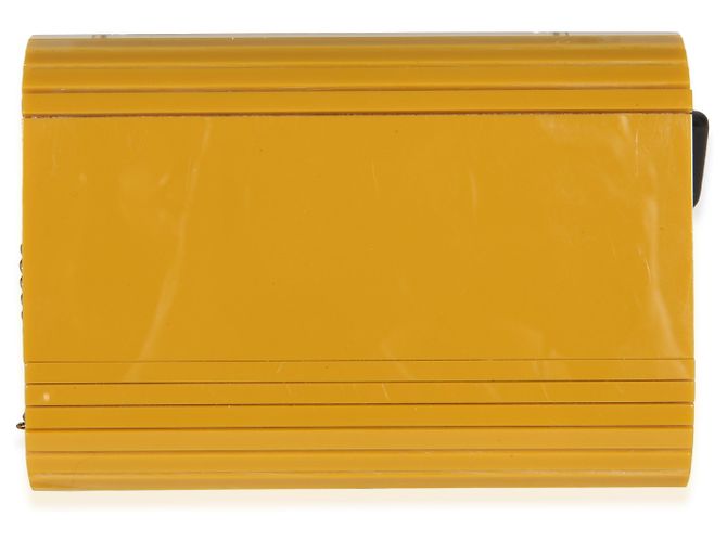 Autre Marque Saint Laurent Mini Minaudière Vicky de Plexiglass Amarillo - vista 2