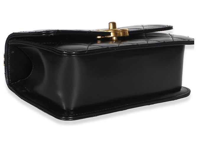 Gabrielle Borsa a patta Mini Perfect Fit in vitello trapuntato nero Chanel - vista 7