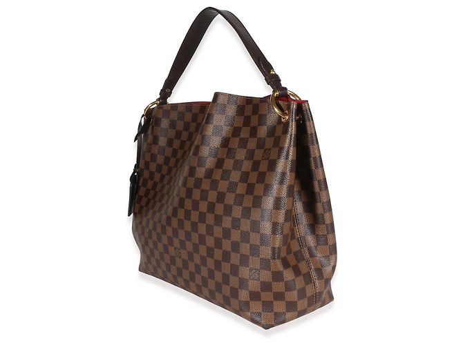 Louis Vuitton Damier Ebene Canvas Graceful MM Marrone - vista 3