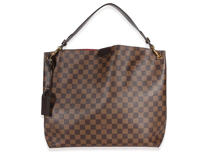 Louis Vuitton Damier Ebene Canvas Graceful MM Marrone - vista 4
