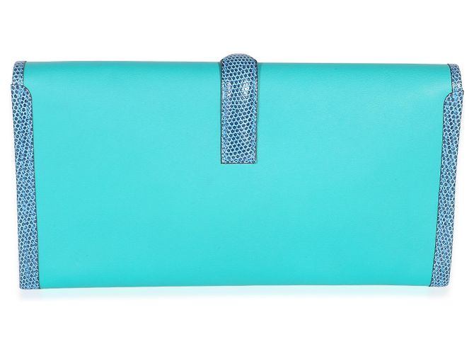 Hermès Swift Lizard Jige Elan Touch 29 Blau - Ansicht 2