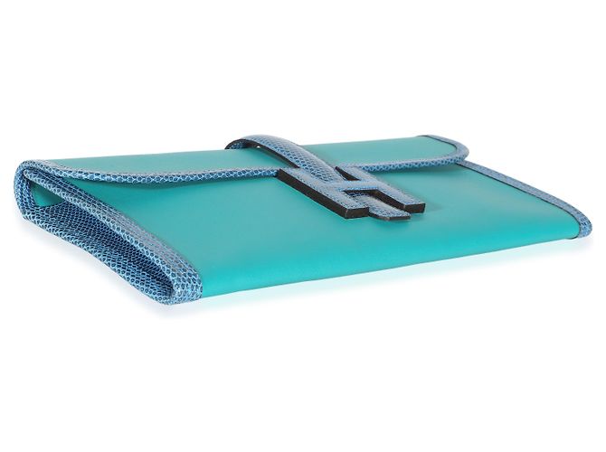 Hermès Swift Lizard Jige Elan Touch 29 Blau - Ansicht 7