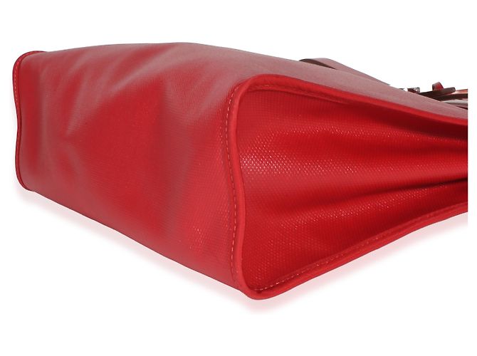 Hermès Rouge Piment Vache Hunter Berline Herbag Zip 31 PM PHW Rot - Ansicht 6