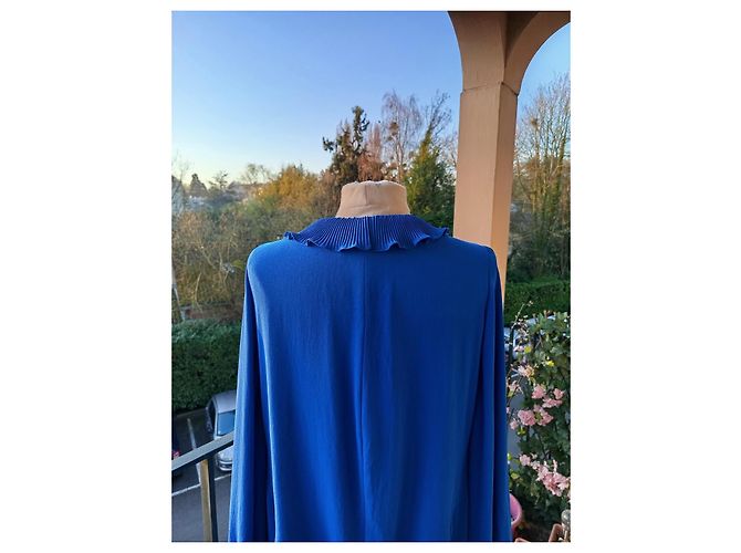 Vestido asimétrico Balenciaga azul - vista 10