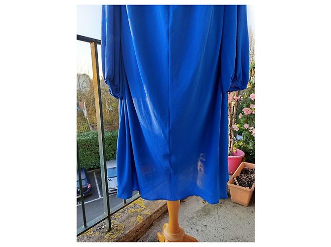 Vestido asimétrico Balenciaga azul - vista 11