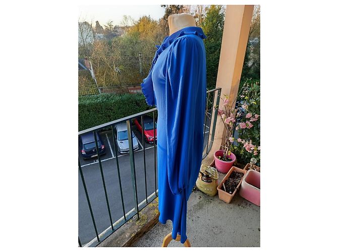 Vestido asimétrico Balenciaga azul - vista 7