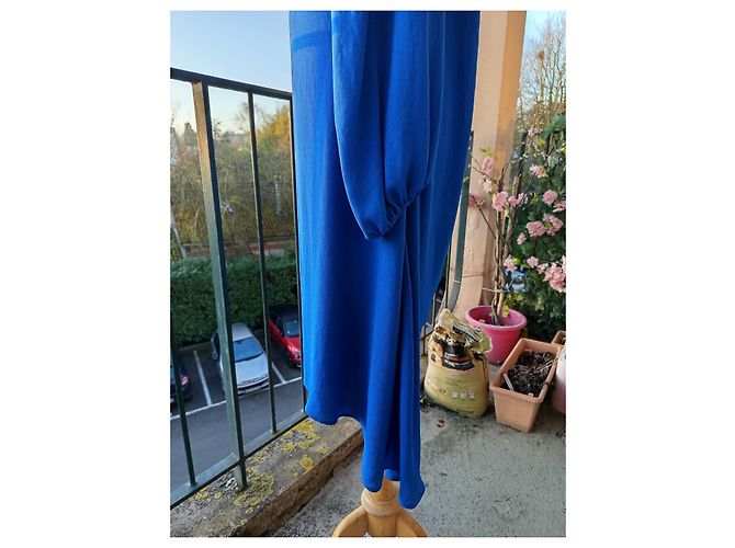 Vestido asimétrico Balenciaga azul - vista 8