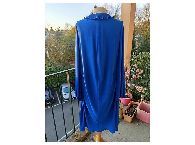 Vestido asimétrico Balenciaga azul - vista 9