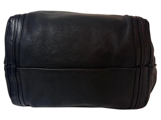 Bolsa Tote Chloé de couro preta Preto Bege - vista 13