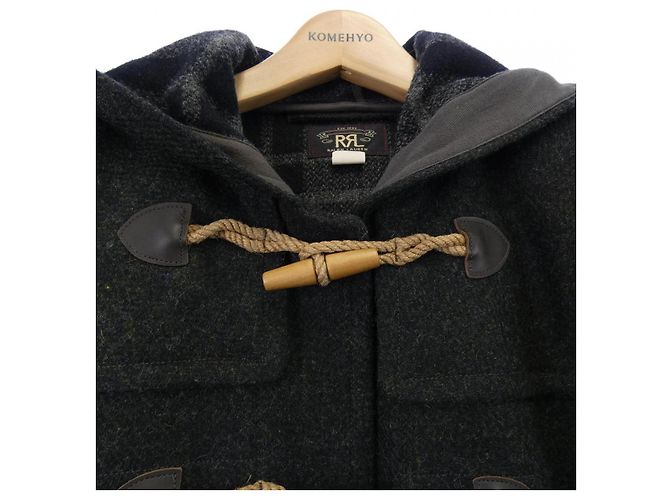 Ralph Lauren Abrigo Duffle de lana RRL Castaño - vista 7