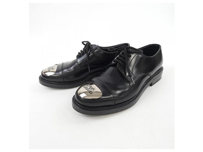 Scarpe Louis Vuitton Voltaire Line NIGO Nero - vista 3