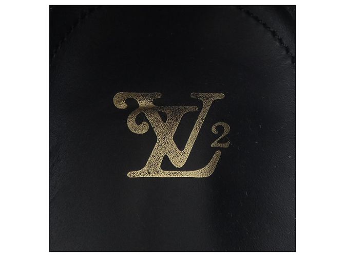 Scarpe Louis Vuitton Voltaire Line NIGO Nero - vista 6