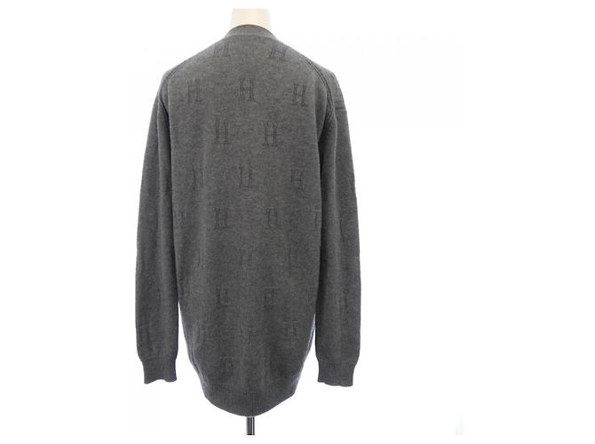 Hermès Strickjacke Grau Braun - Ansicht 2