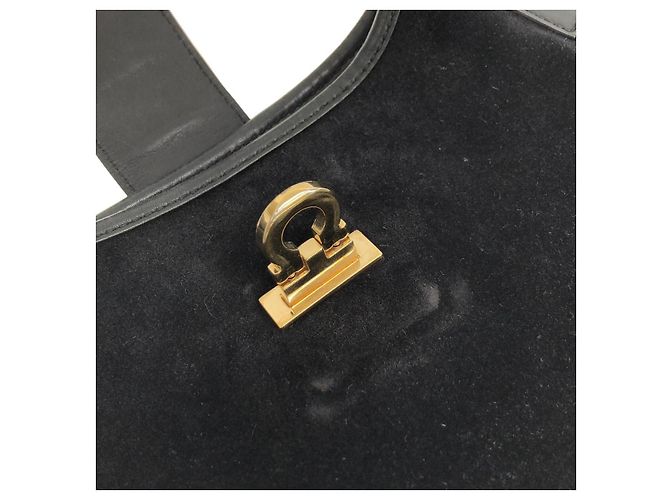 Borsa a tracolla in pelle scamosciata Salvatore Ferragamo - vista 5