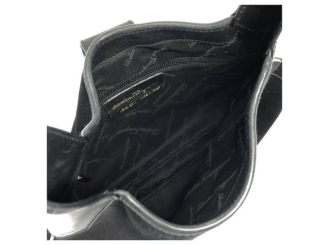Borsa a tracolla in pelle scamosciata Salvatore Ferragamo - vista 9