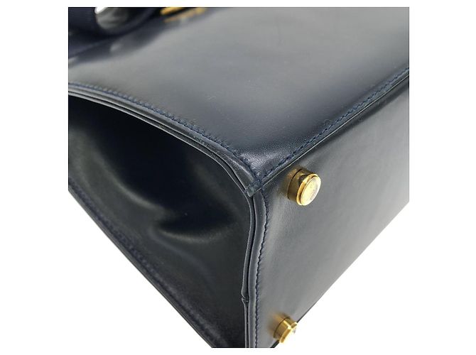 Borsa a tracolla in vitello Salvatore Ferragamo Blu - vista 3