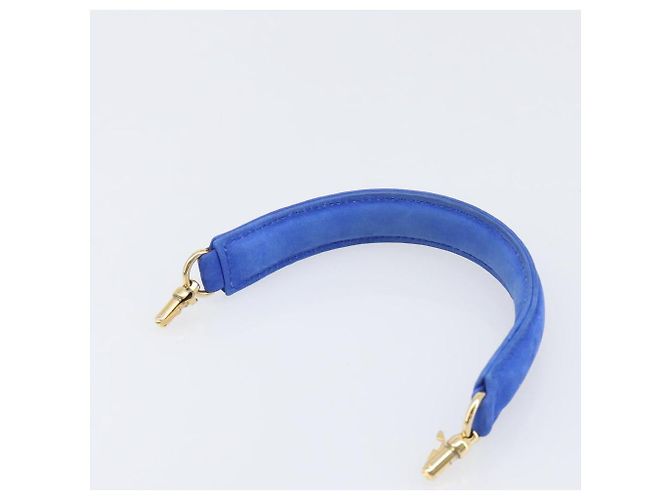 Tiffany & Co TIFFANY&Co. Chain Shoulder Bag Suede Blue Gold Tone - vista 24