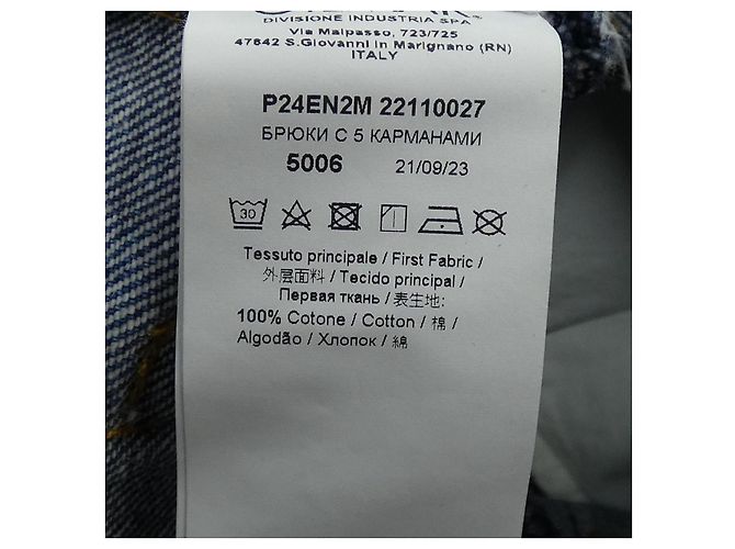 Autre Marque Vaqueros de denim azules N°21 - vista 3