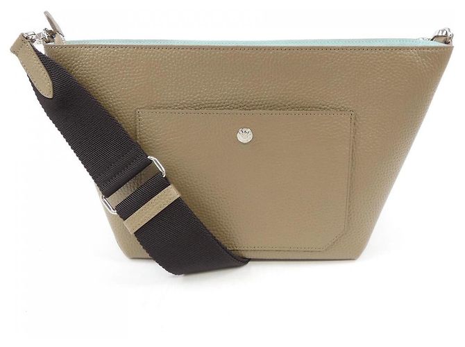 Autre Marque Borsa in pelle ADMJ Beige - vista 3