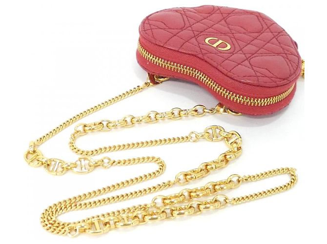 Bolsa de mão Christian Dior DIORAMOUR Dior Caro em pele de vitelo - vista 7