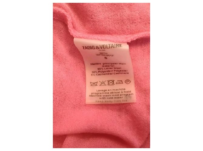 Top de lã rosa Zadig & Voltaire - vista 8