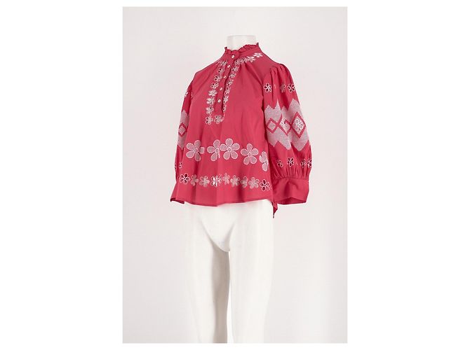 Top de algodão rosa Antik Batik - vista 4