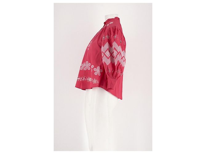 Top de algodão rosa Antik Batik - vista 5