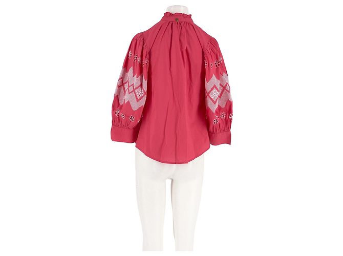 Top de algodão rosa Antik Batik - vista 6