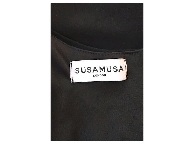 Autre Marque Top taglio dritto nero SUSAMUSA XS - vista 5