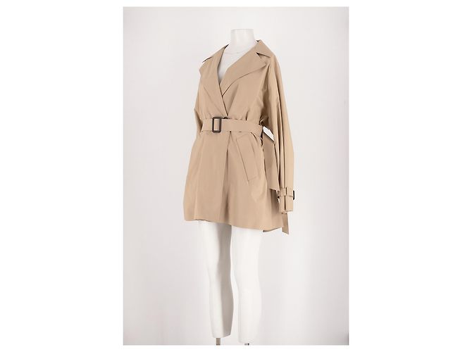 Gabardina de algodón beige Max Mara - vista 4