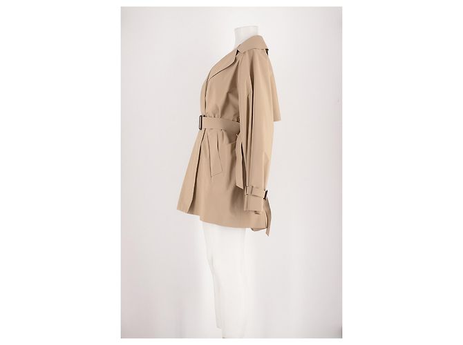 Gabardina de algodón beige Max Mara - vista 5