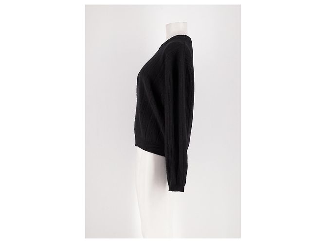 Autre Marque Camisola de lã preta ALMINA CONCEPT Preto - vista 5