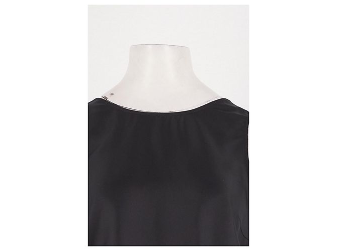 Autre Marque Top in seta nero LOULOU DE SAISON - vista 2