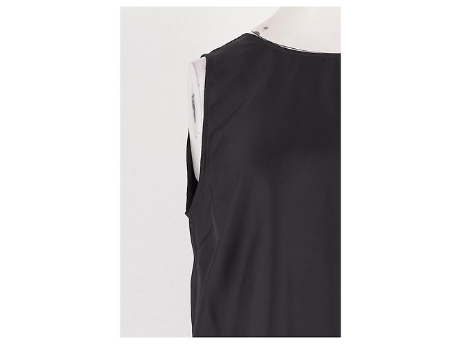 Autre Marque Top in seta nero LOULOU DE SAISON - vista 3