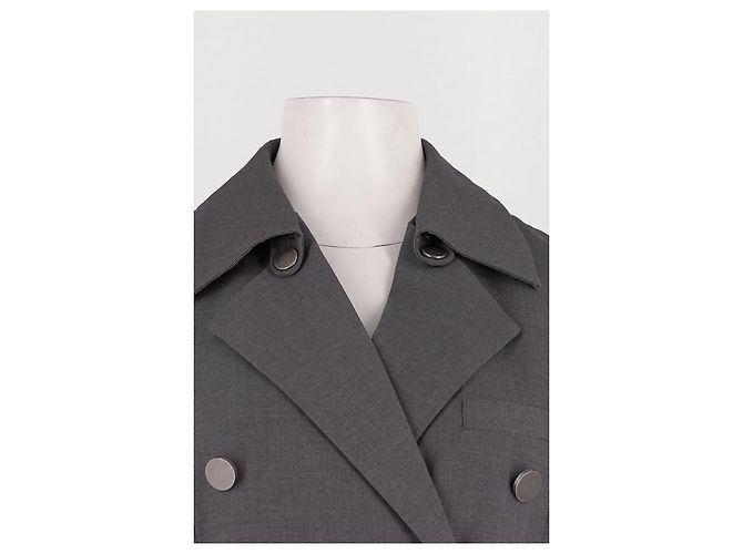 Autre Marque Cappotto lungo grigio - vista 2