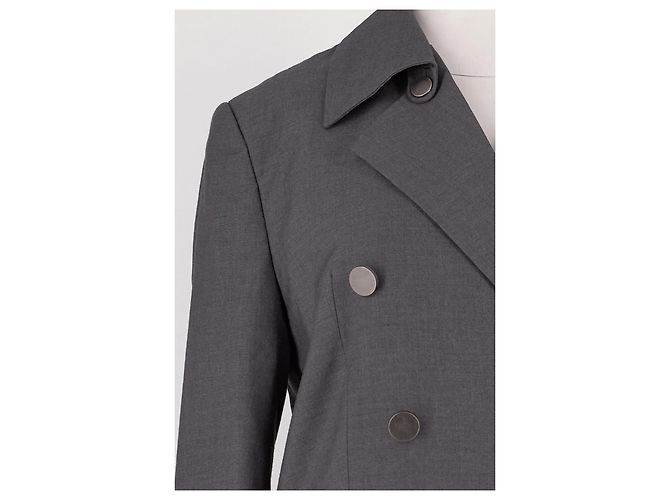 Autre Marque Cappotto lungo grigio - vista 3