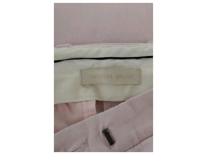 Calças de algodão rosa Vanessa Bruno - vista 5
