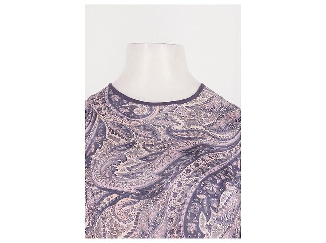 Vestido de lino violeta Zimmermann Púrpura - vista 2