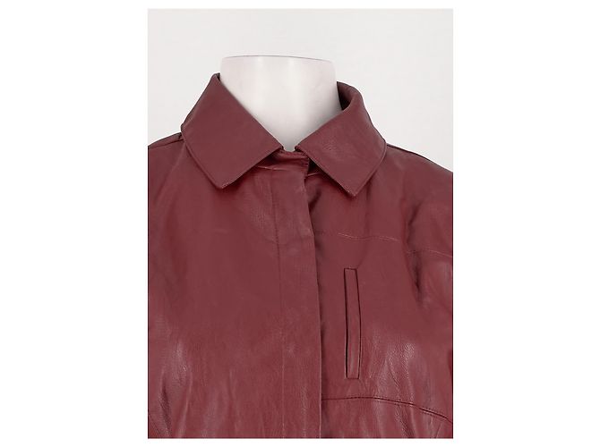 Autre Marque I.AM.GIA Red Long Jacket Viscose - view 2
