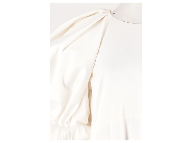 Khaite Baumwollkleid Weiß - Ansicht 3
