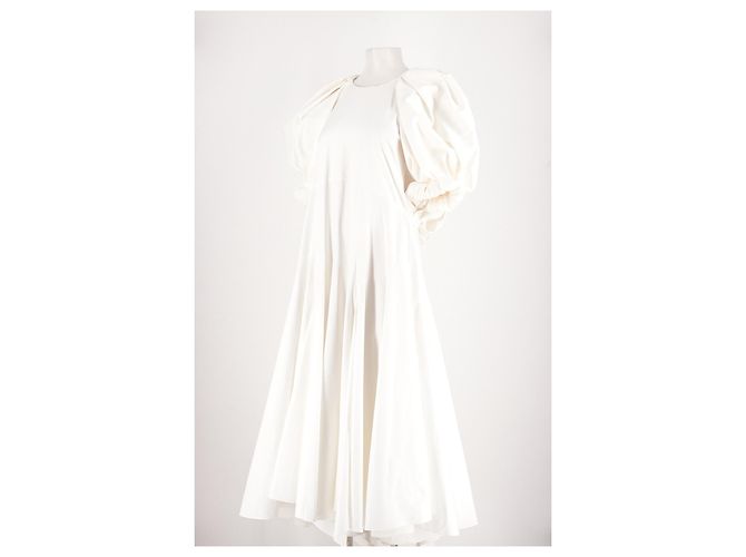 Khaite Baumwollkleid Weiß - Ansicht 4