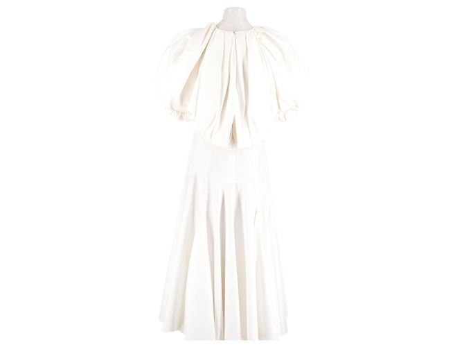 Khaite Baumwollkleid Weiß - Ansicht 6