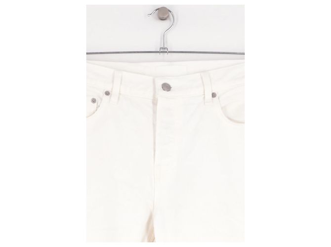 A.L.C Weiße Baumwolljeans - Ansicht 2