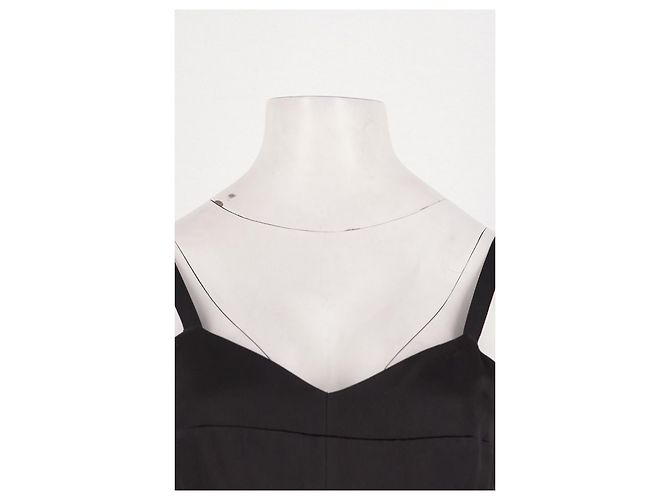 Khaite Maxikleid aus Viscose Schwarz - Ansicht 2