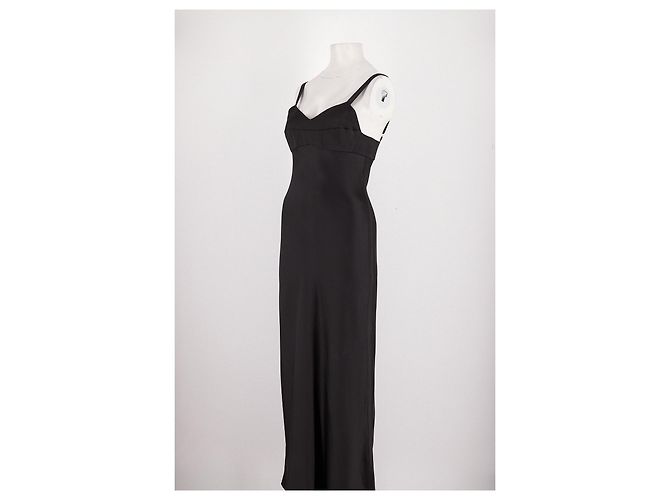Khaite Maxikleid aus Viscose Schwarz - Ansicht 4