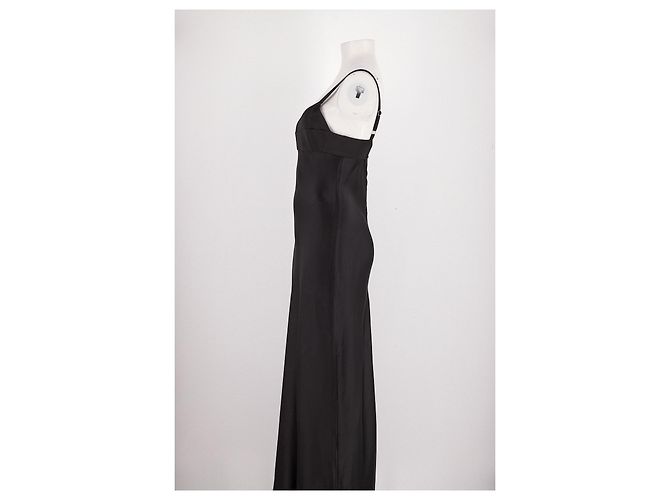 Khaite Maxikleid aus Viscose Schwarz - Ansicht 5