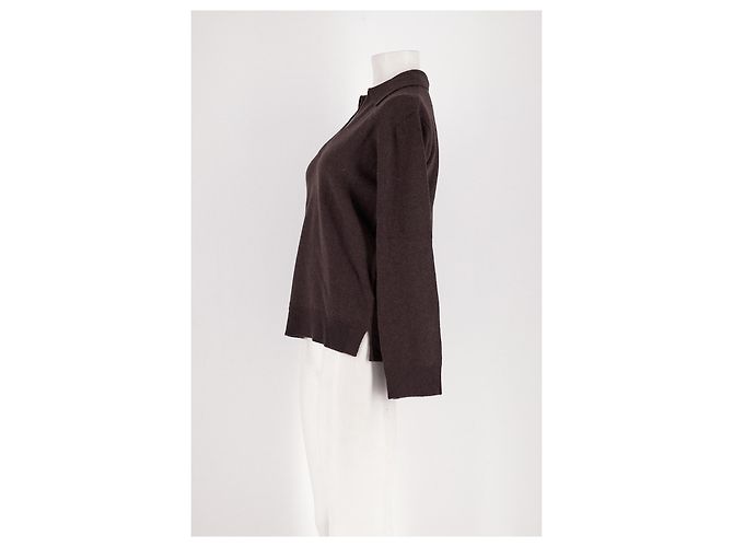 Autre Marque Camisola de lã castanha LEVETE ROOM Cinza - vista 5